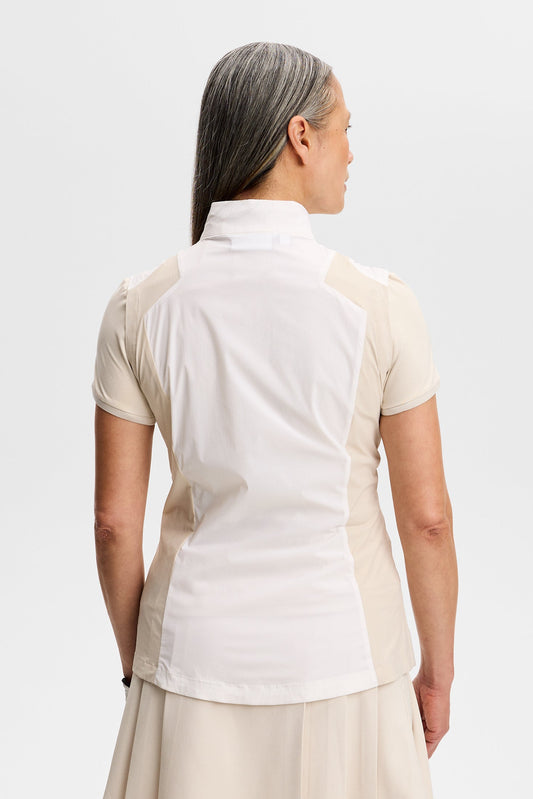 Brooks Zip Packable Vest / White