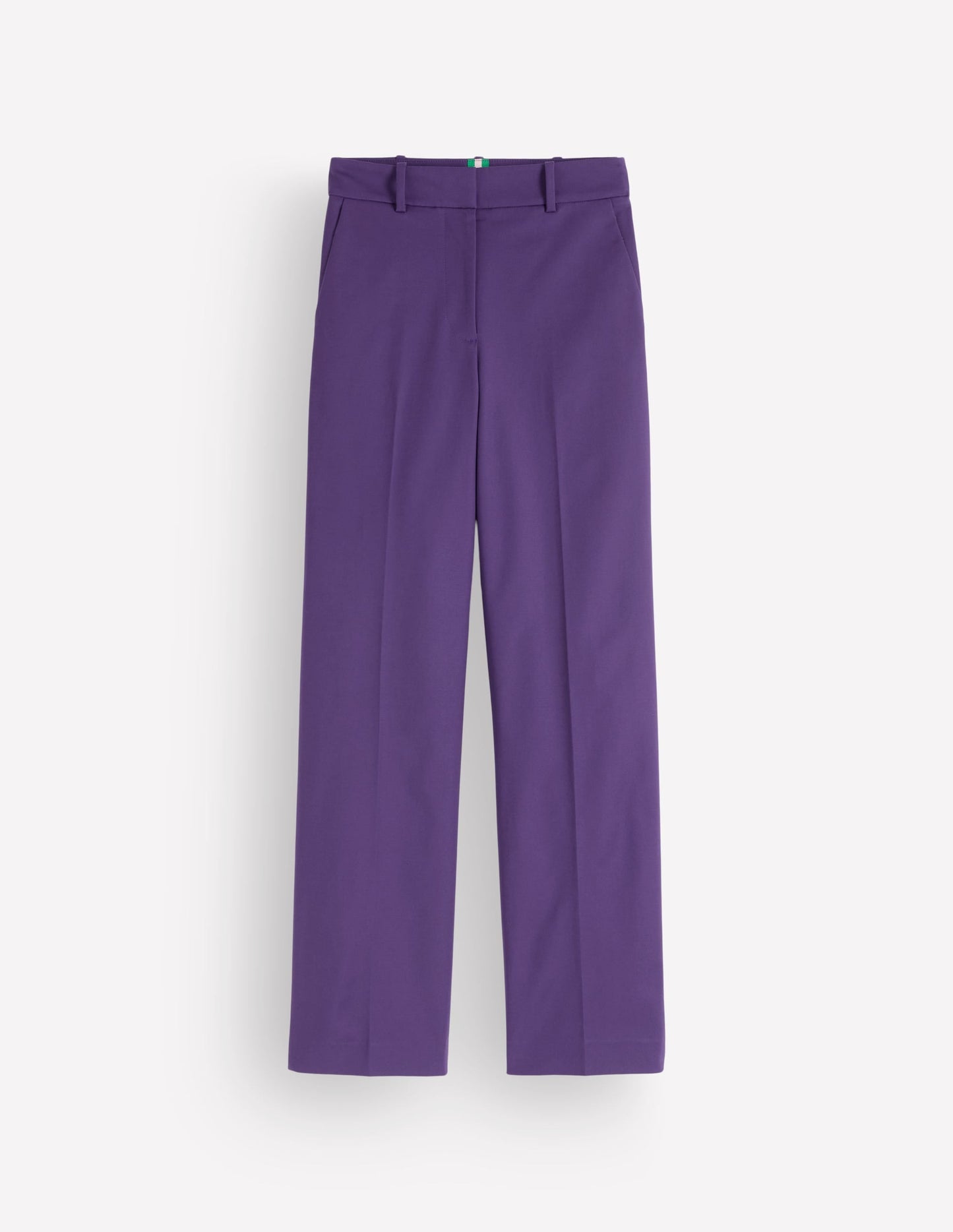 Canonbury Cotton Trousers-Deep Grape