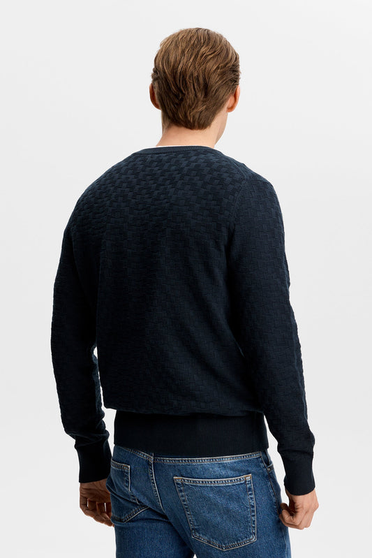 Arthur Knit Org Cotton / Navy