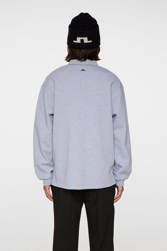 Cadan Polo Sweater / Medium Grey Melange