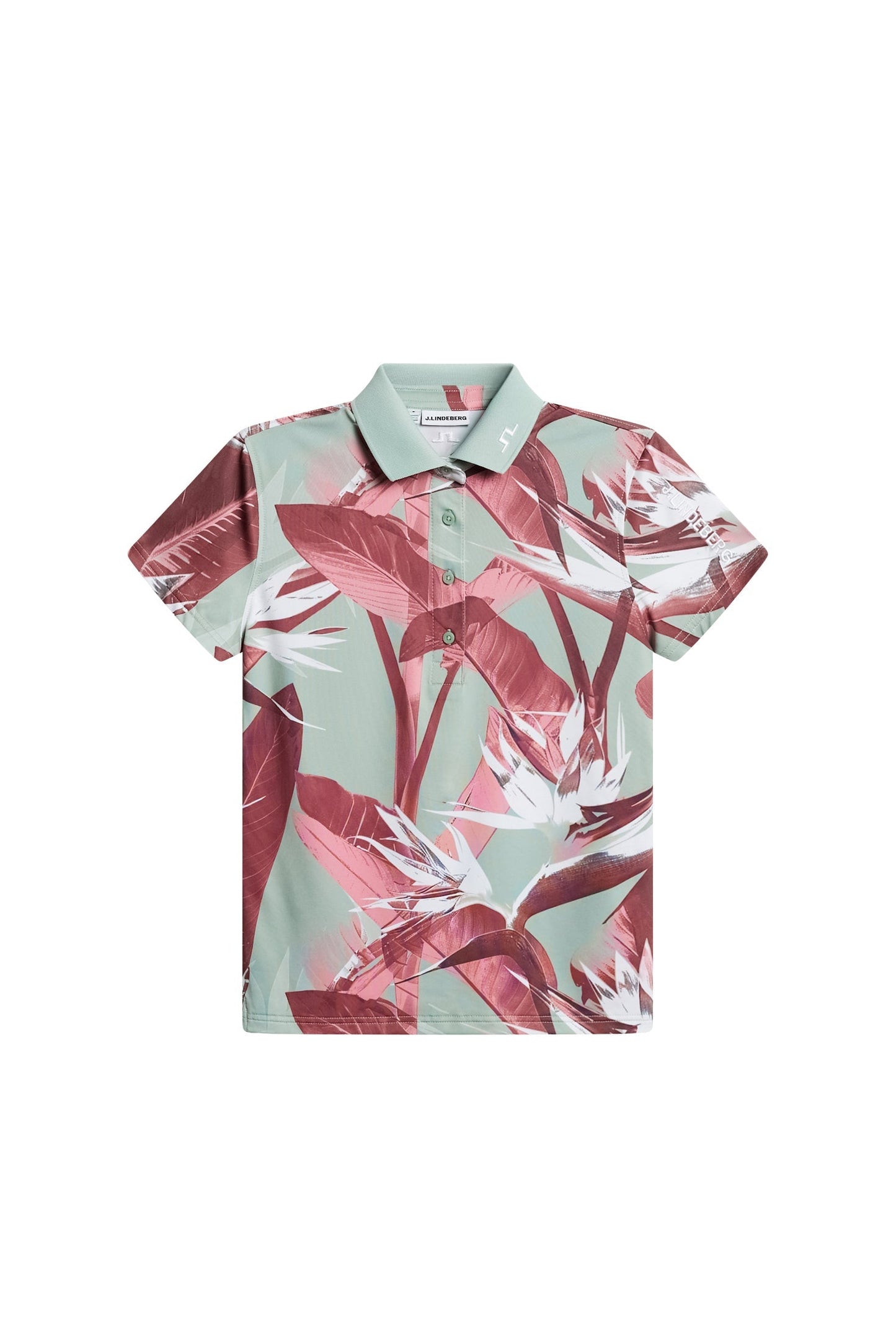 Tour Tech Print Polo / Paradise Jadeite M