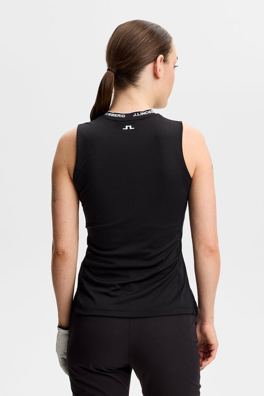 Leya Sleeveless Top / Black