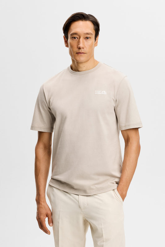 Graphic T-Shirt / Oyster Brown