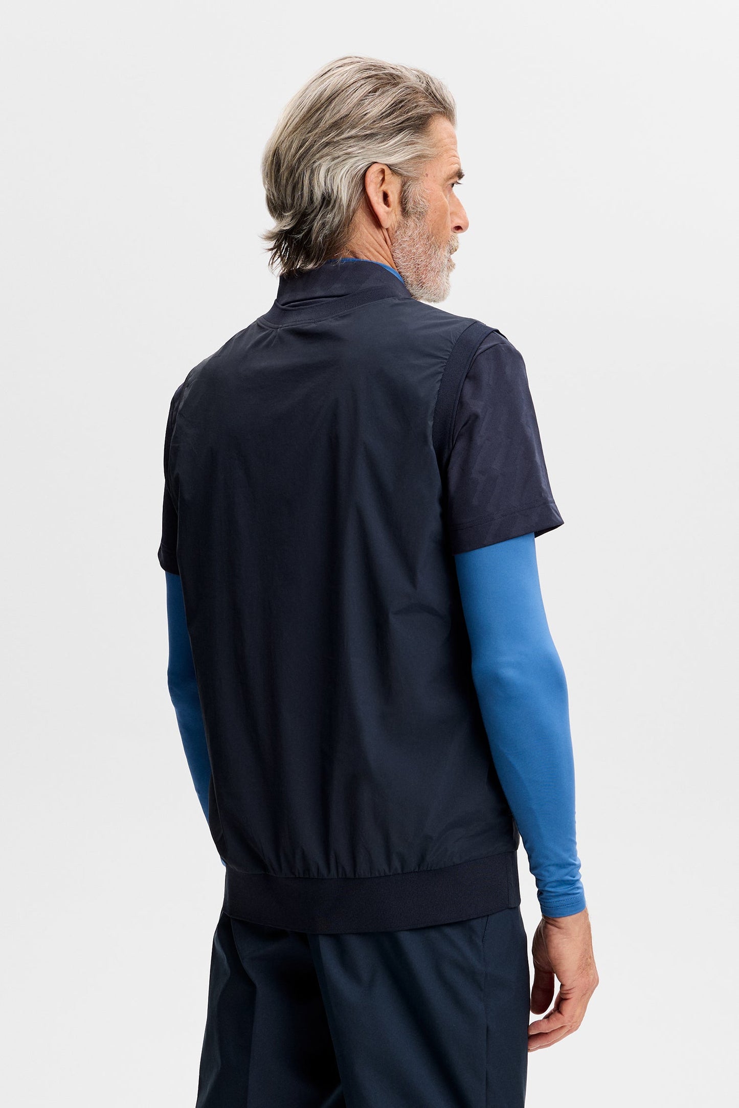 Hybrid Vest Windbreaker / Navy