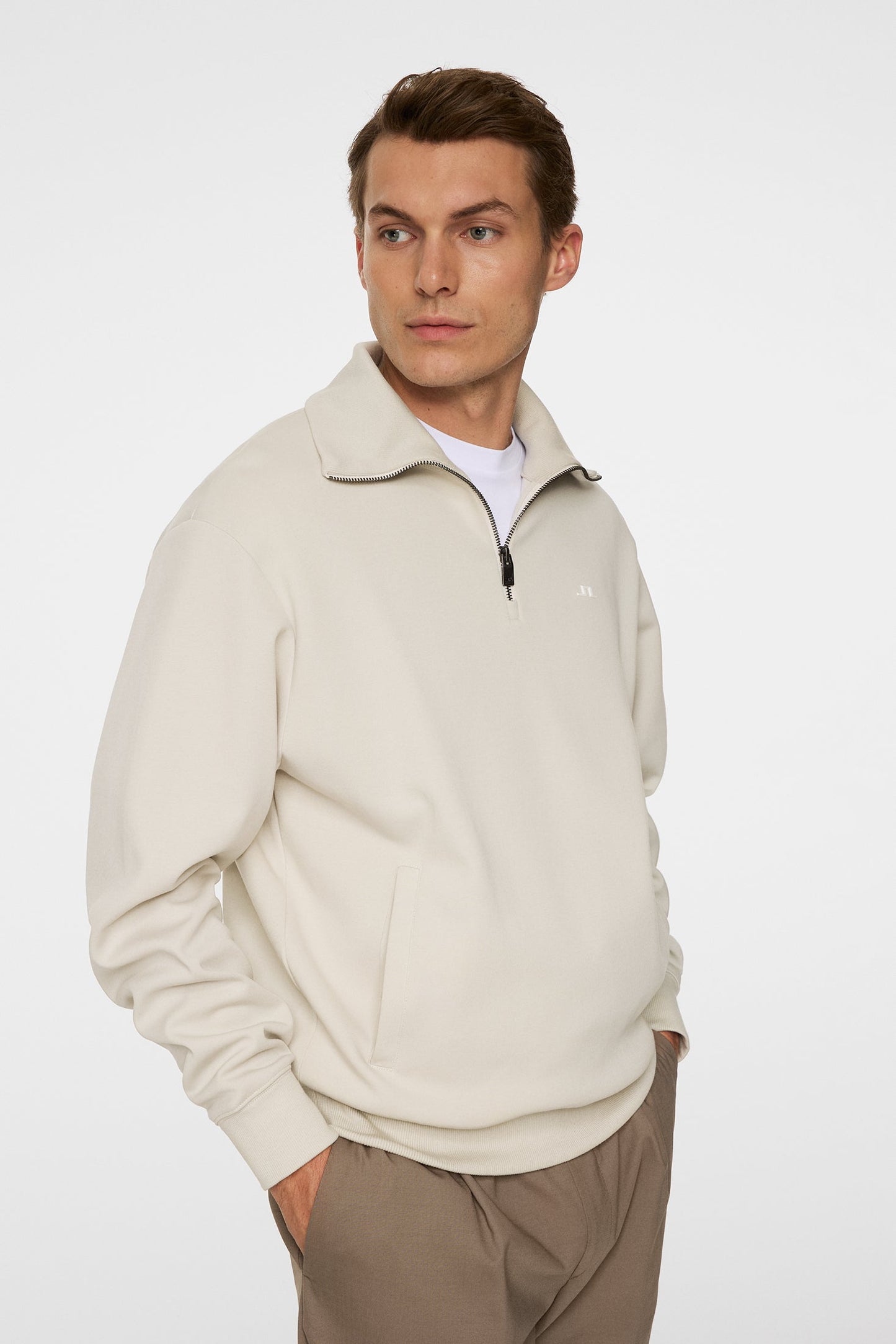 Callan quarter zip / Moonbeam