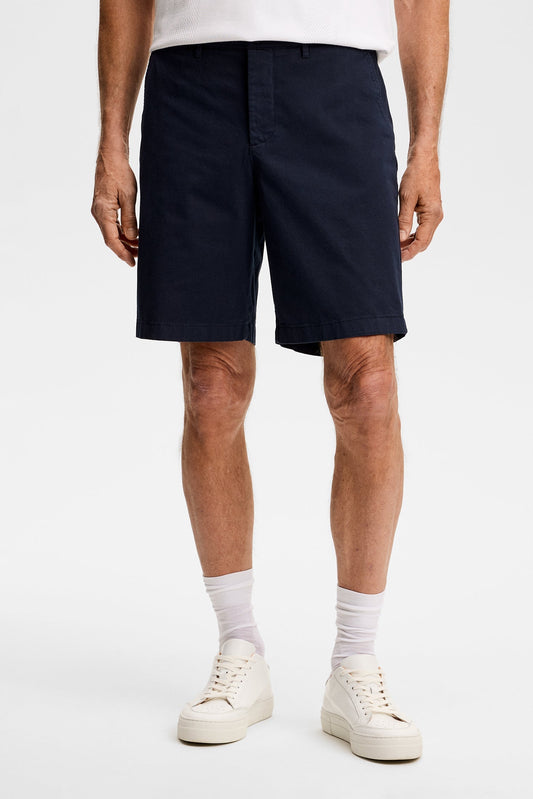 Shane Cotton Stretch Shorts / Navy