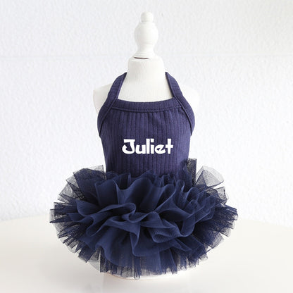 Robe Tutu Moelleuse Personnalisée avec Nom pour Animal de Compagnie | inCloth40