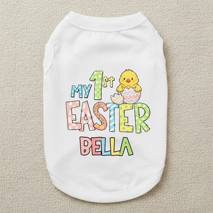 Personalisiertes "Erstes Ostern" T-Shirt für Haustiere | inCloth35