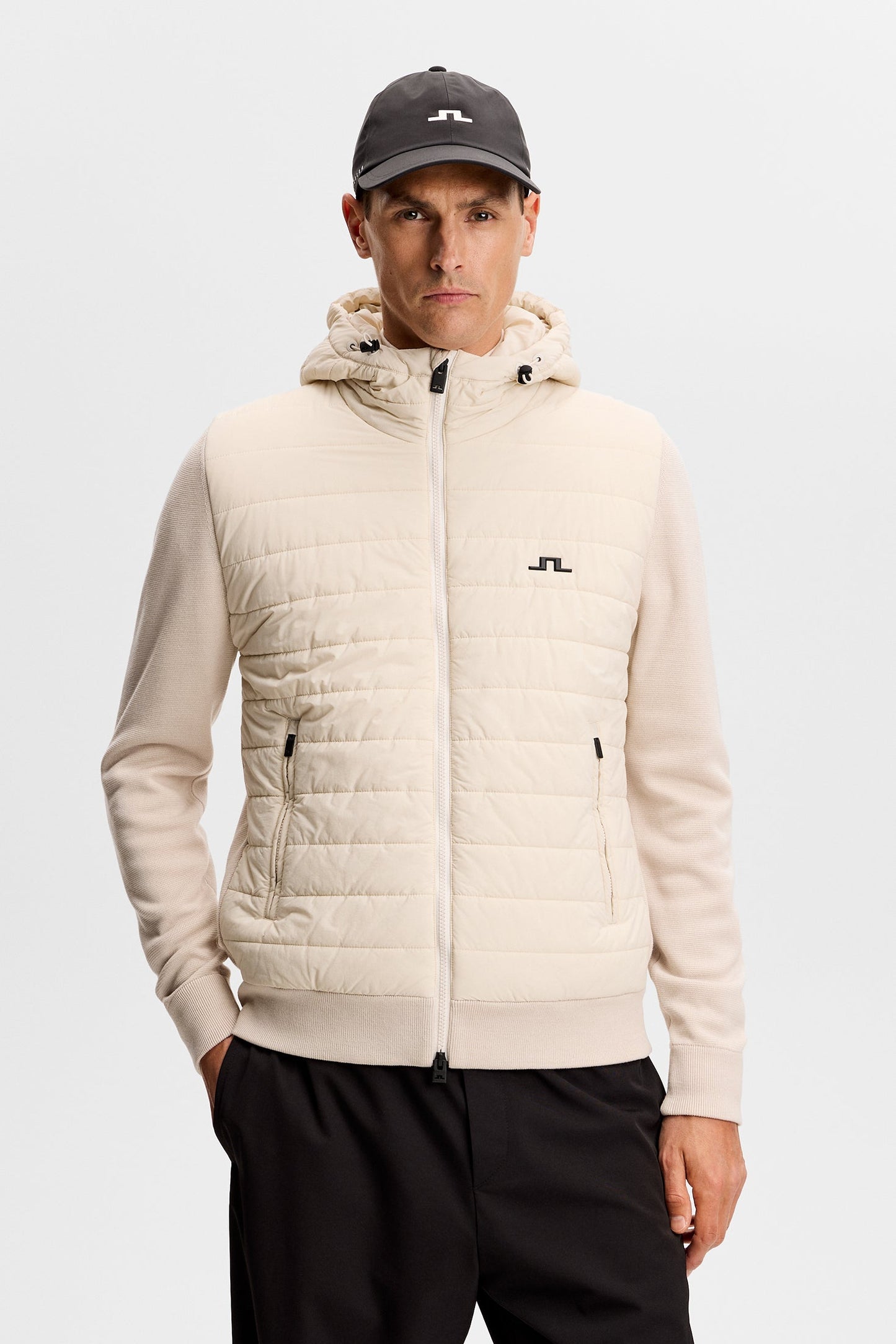 Ebbe Hybrid Knit Hoodie / Moonbeam