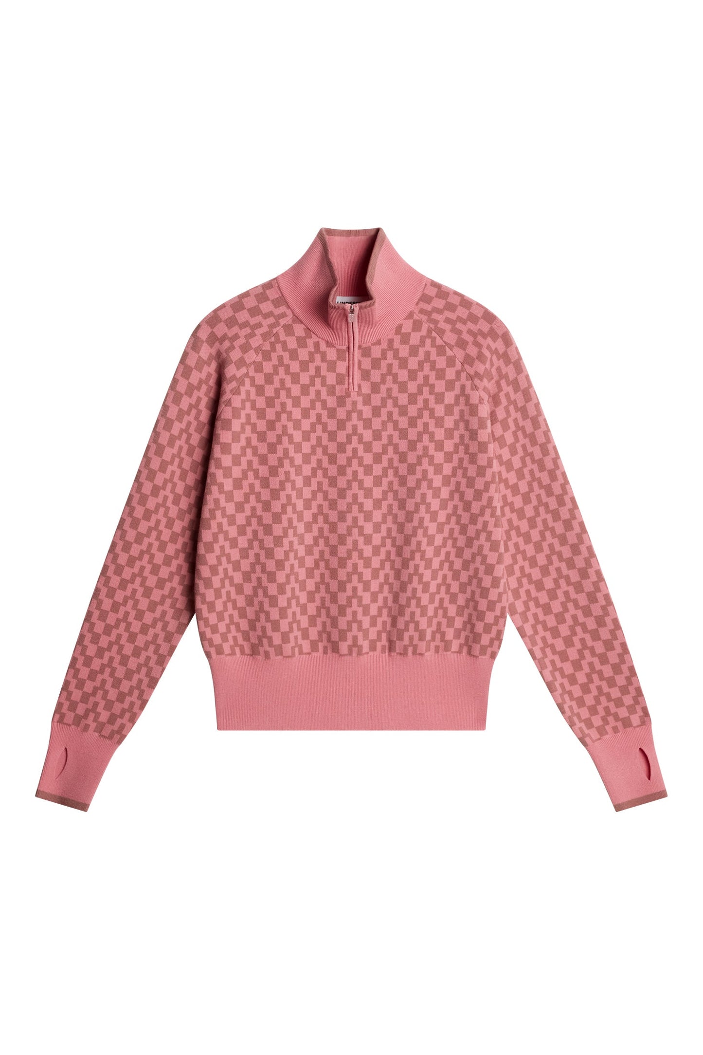 Kerla Knitted Zip Sweater / Bridge Stack Rose M