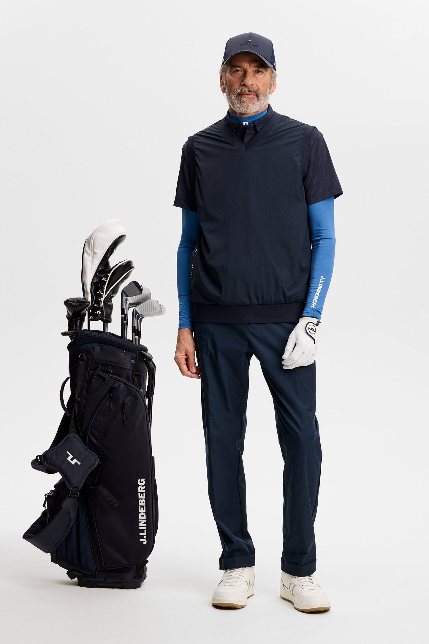 Hybrid Vest Windbreaker / Navy