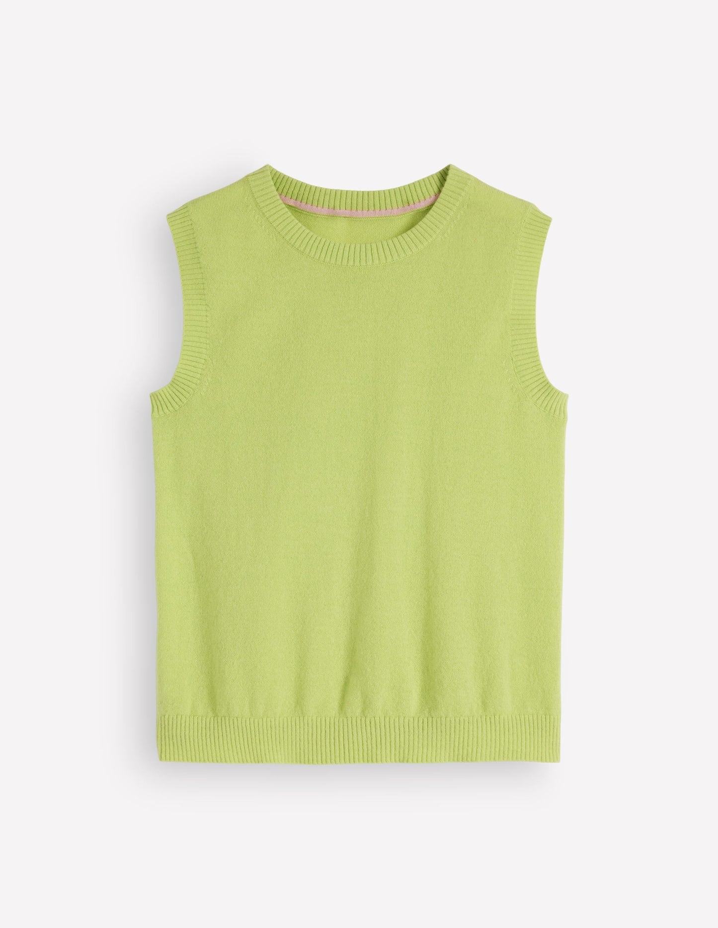 Elsie Cashmere Tank-Sweet Mint
