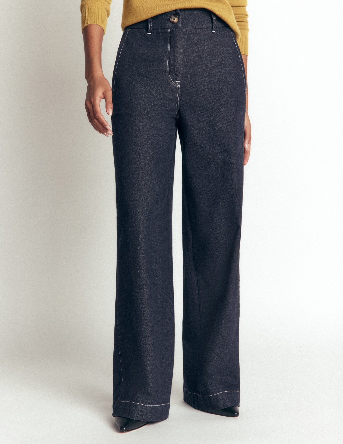 Belgravia Twill Trousers-Indigo
