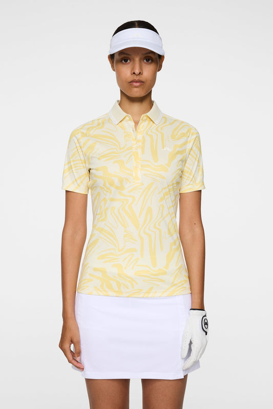 Georgia Print Polo / Scribble Sunshine