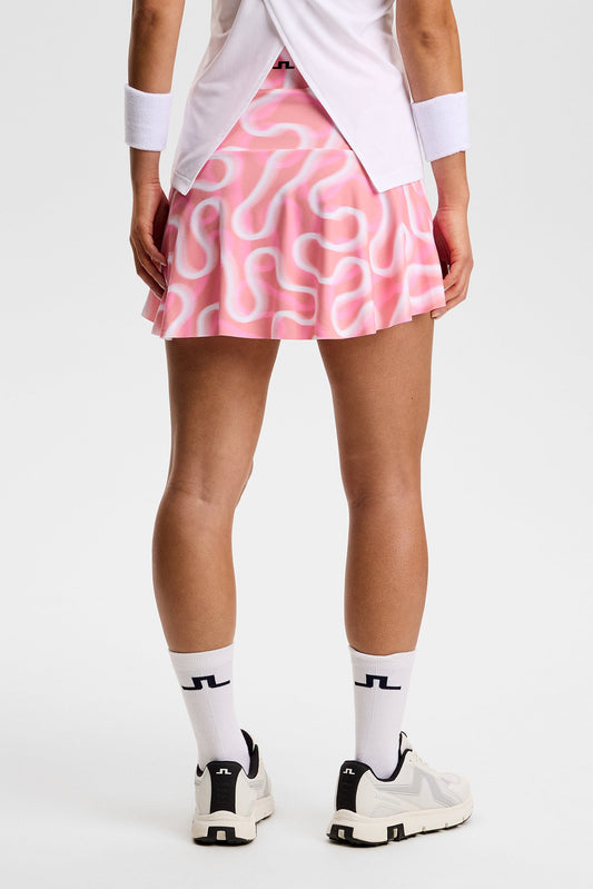 Shania Printed Skirt / Rally Flamingo M