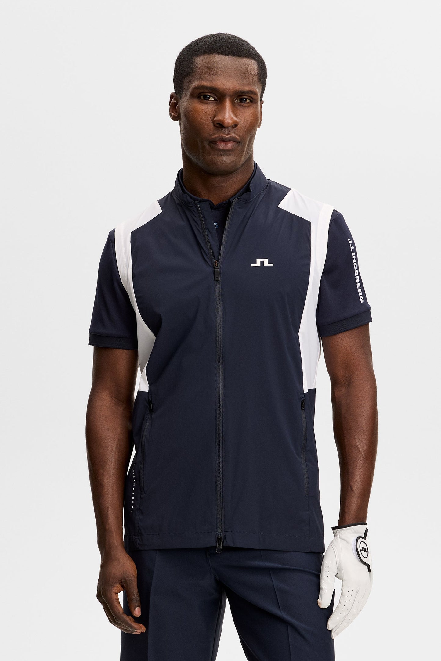 Jacs Zip Packable Vest / Navy