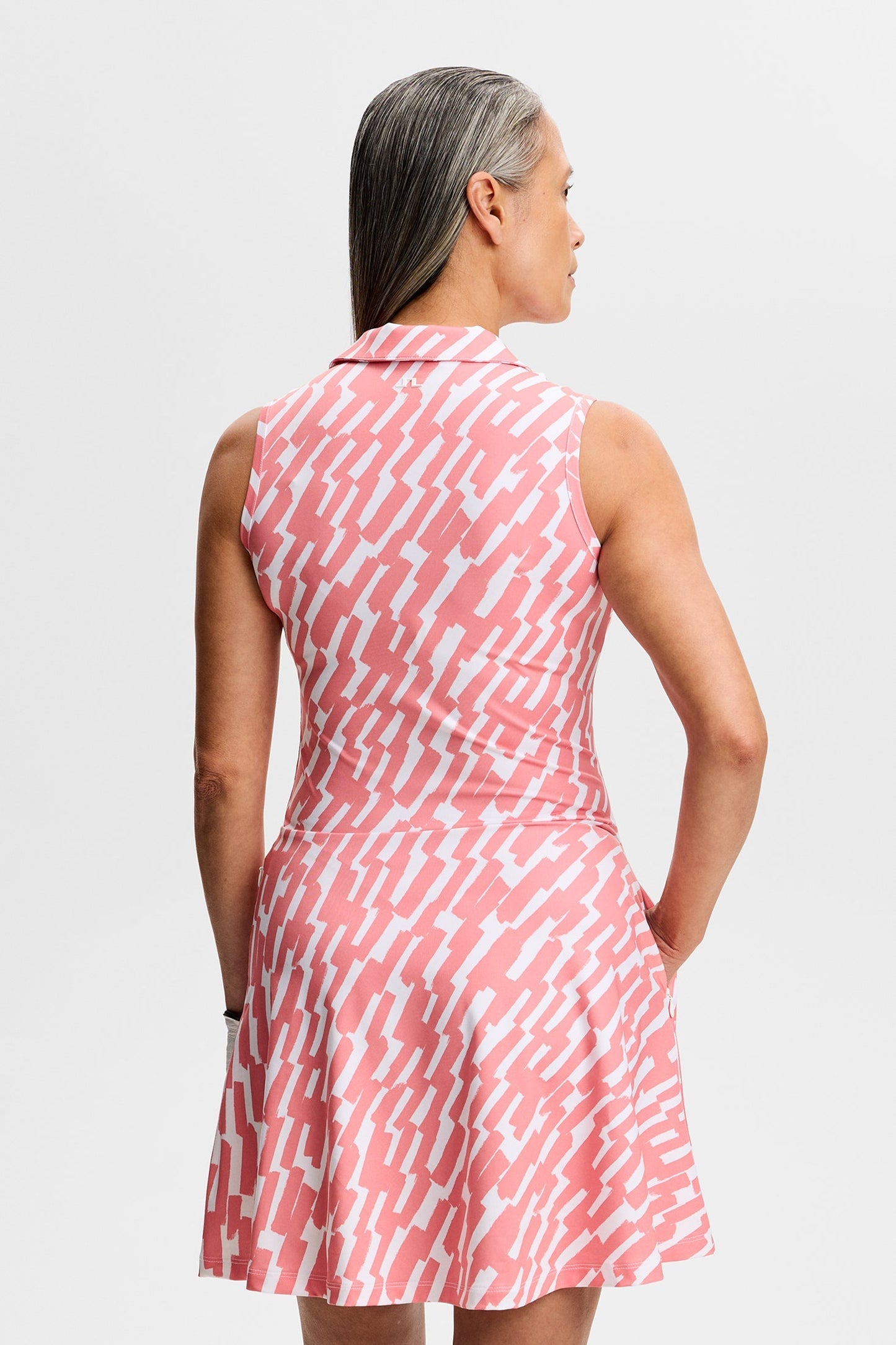 Dana Printed Dress / Oak Flamingo M