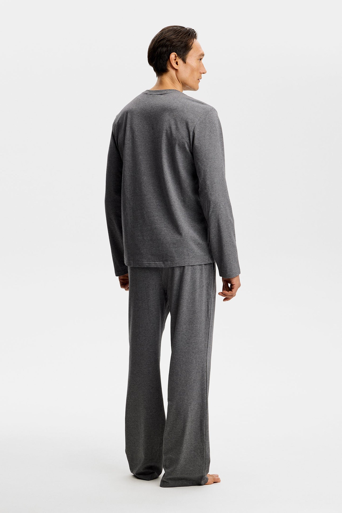 Pierce Pyjama Set / Dark Grey Melange