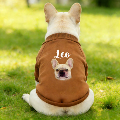 Personalized Name Pet Sweatshirt With Photo | inCloth26