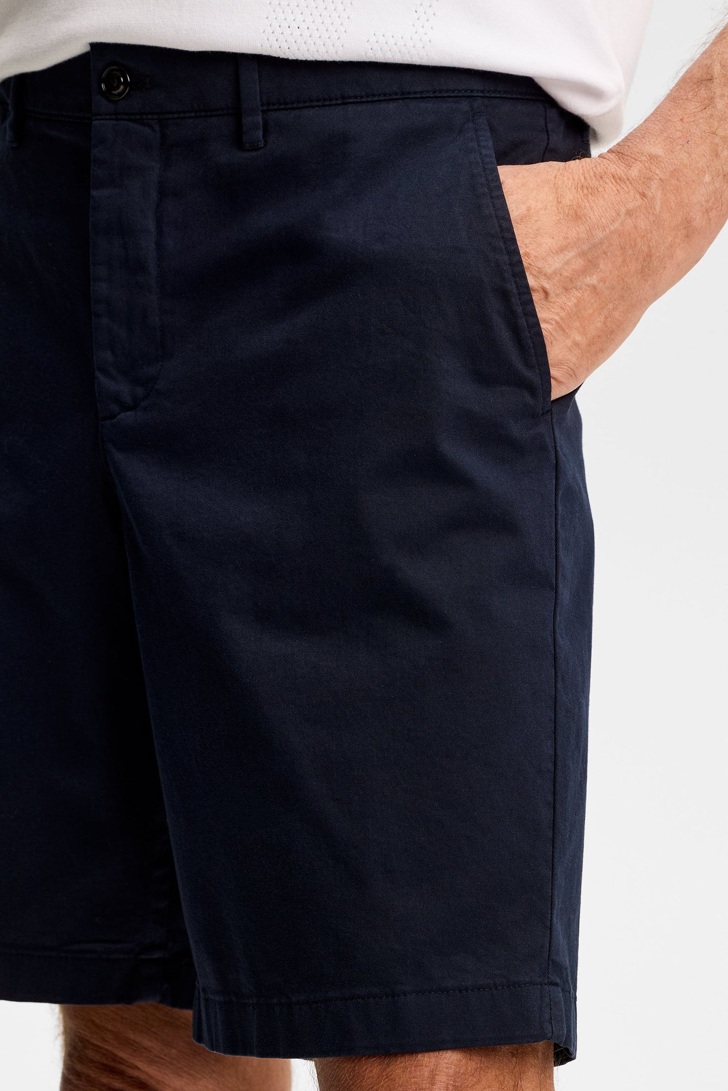 Shane Cotton Stretch Shorts / Navy