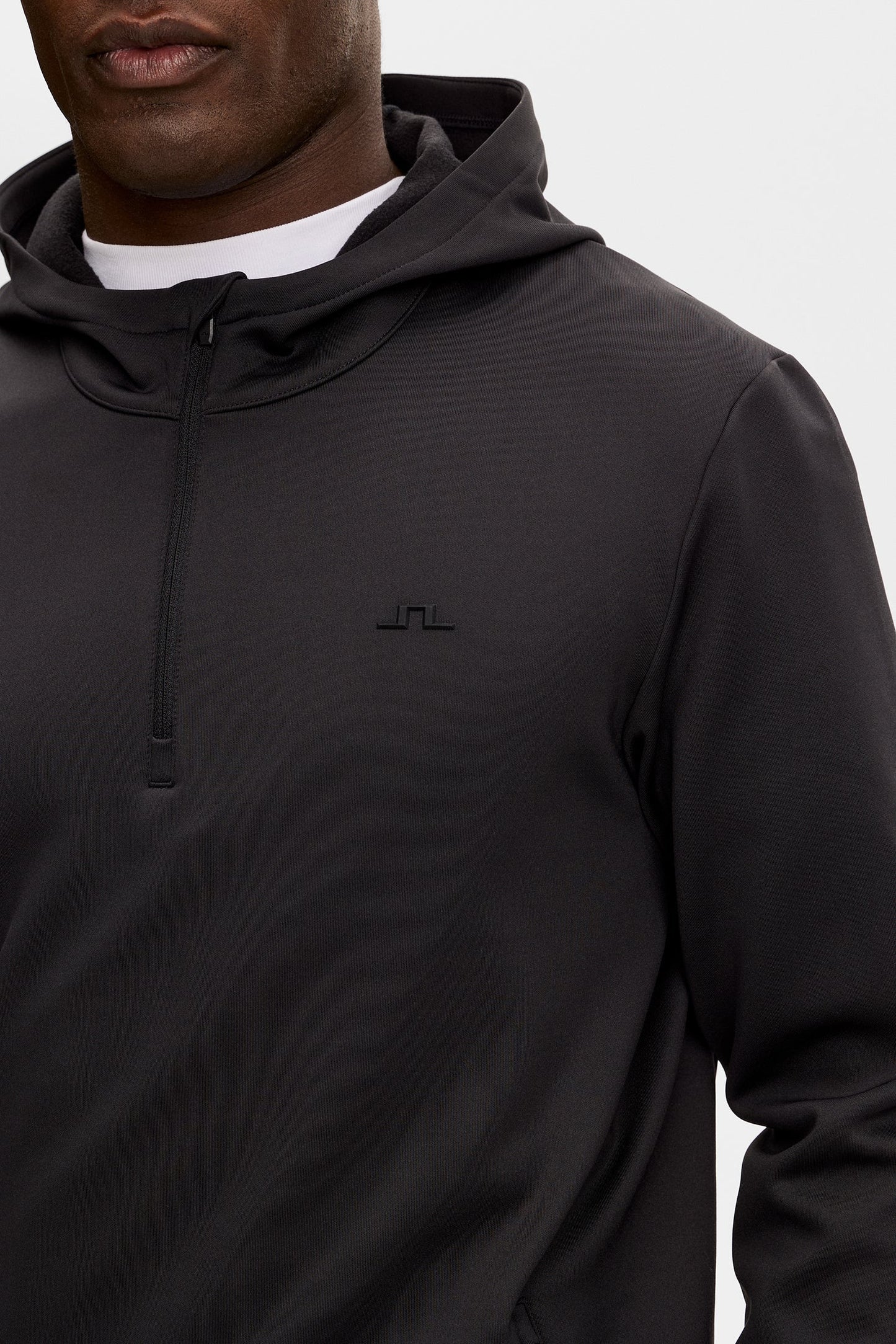 Aerial Quarter Zip Hood / Black