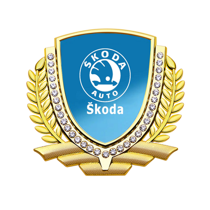 Heißer Verkauf 🎉50 % RABATT🎉3D Weizenohr Diamant Metall Kreativer Autoaufkleber