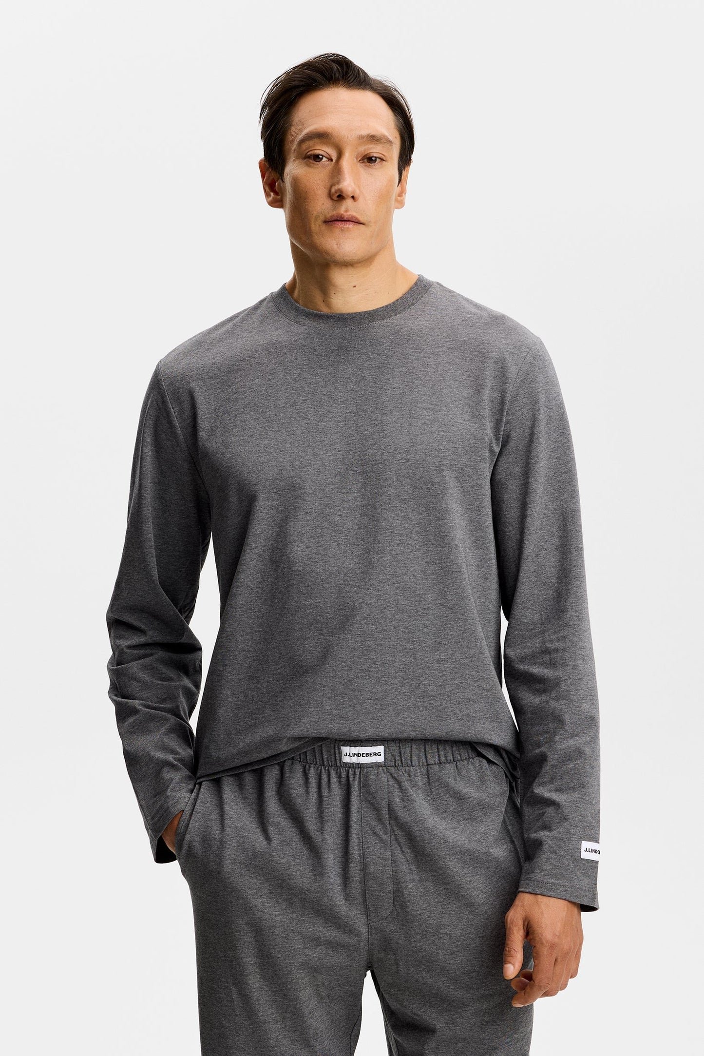 Pierce Pyjama Set / Dark Grey Melange