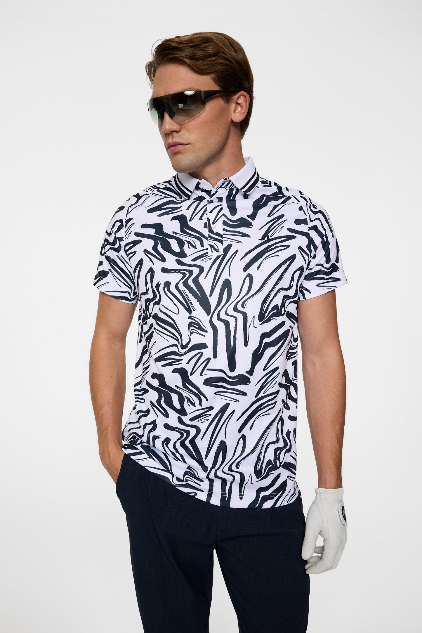 George Print Polo / Scribble Navy