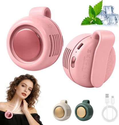 Tragbarer geräuschloser Mini-Ventilator ohne Flügel mit Clip