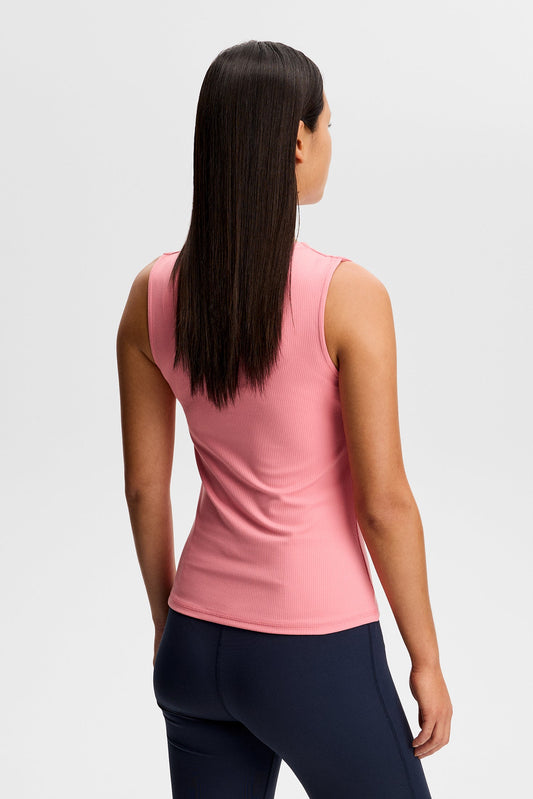 Hannah Sleeveless Top / Flamingo Plume