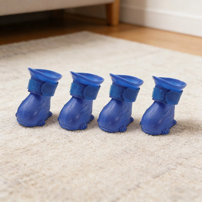 Waterproof Rubber Dog Boots with Non-Slip Sole | inAccs19