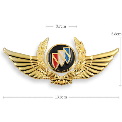 Autocollants de carrosserie 3D dorés pour voiture pour masquer les rayures, autocollants décoratifs, ailes, étiquette latérale, autocollants de logo de voiture