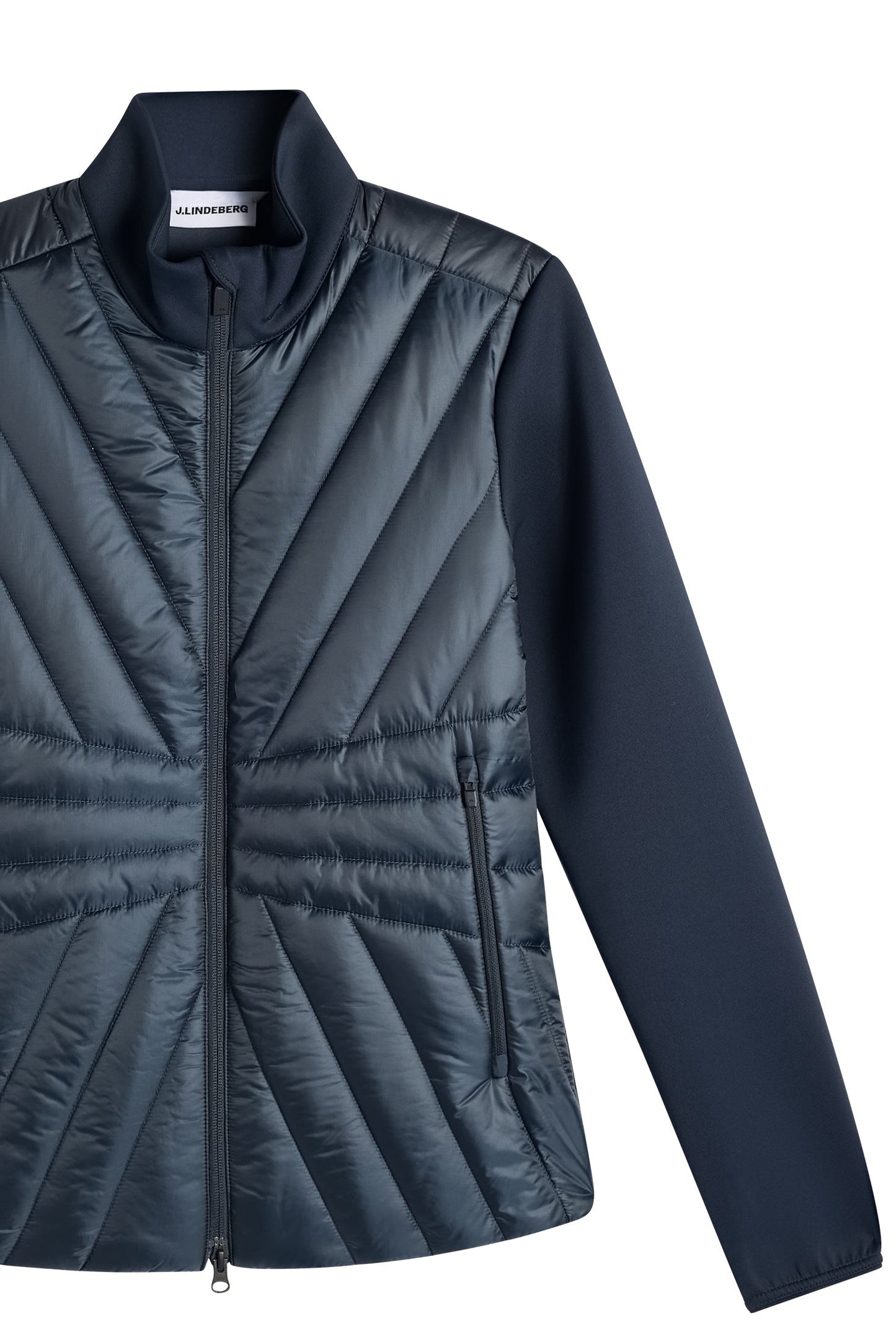 Holma Quilt Hybrid Jacket / Navy