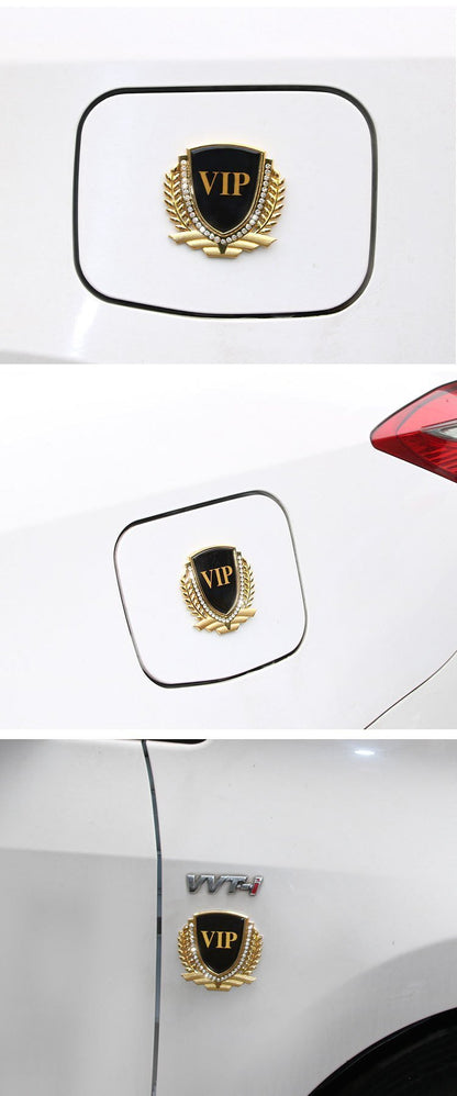 Heißer Verkauf 🎉50 % RABATT🎉3D Weizenohr Diamant Metall Kreativer Autoaufkleber