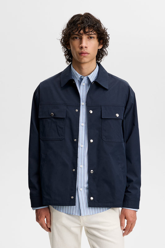 Shaley Overshirt / Navy