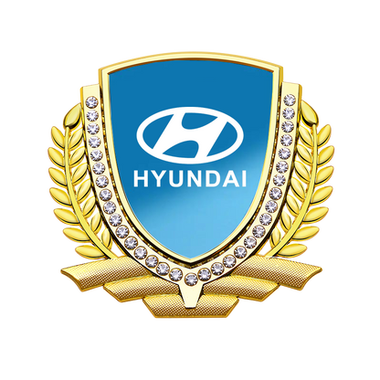 Heißer Verkauf 🎉50 % RABATT🎉3D Weizenohr Diamant Metall Kreativer Autoaufkleber