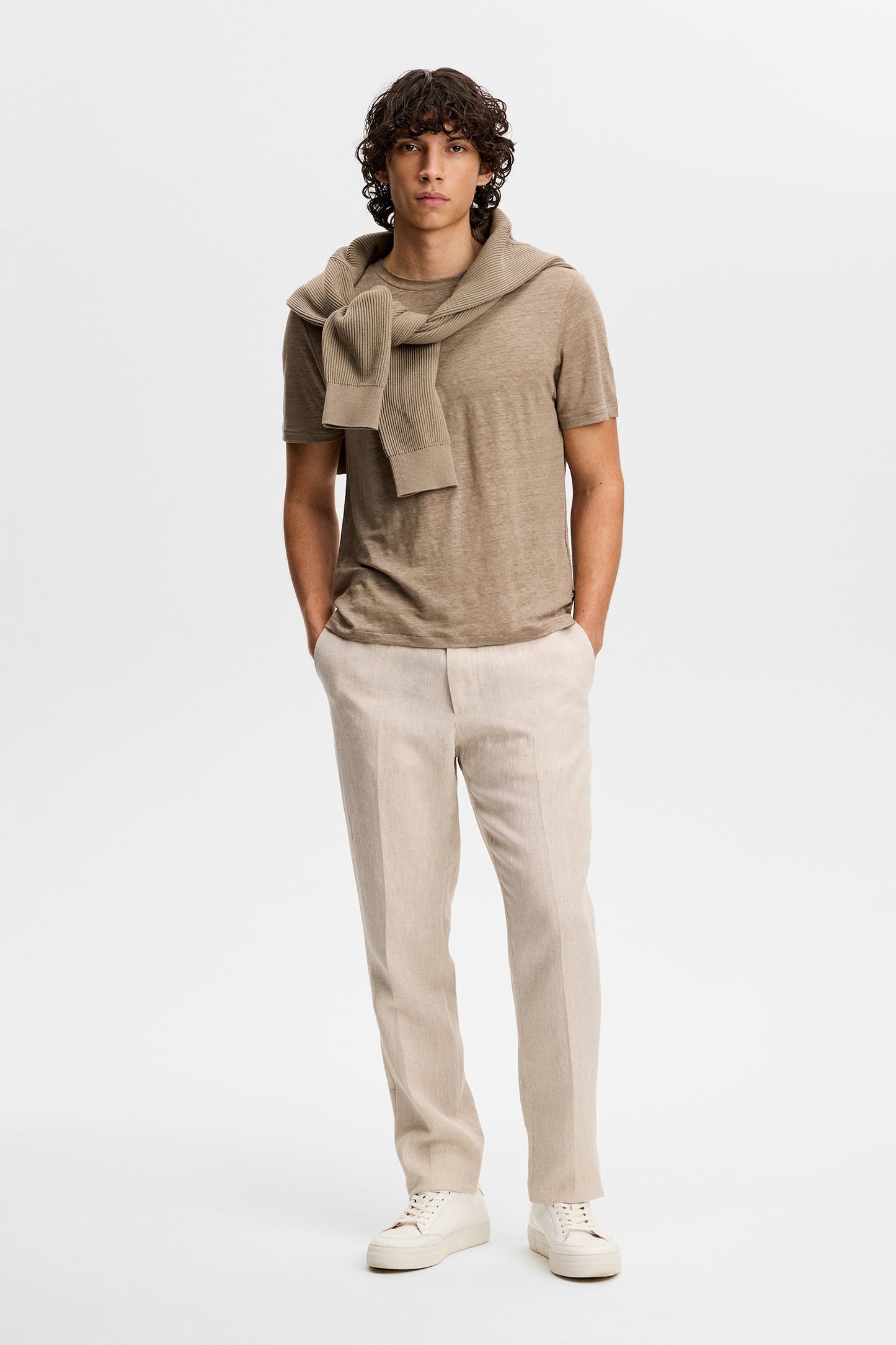 Coma Linen Tee / Brindle