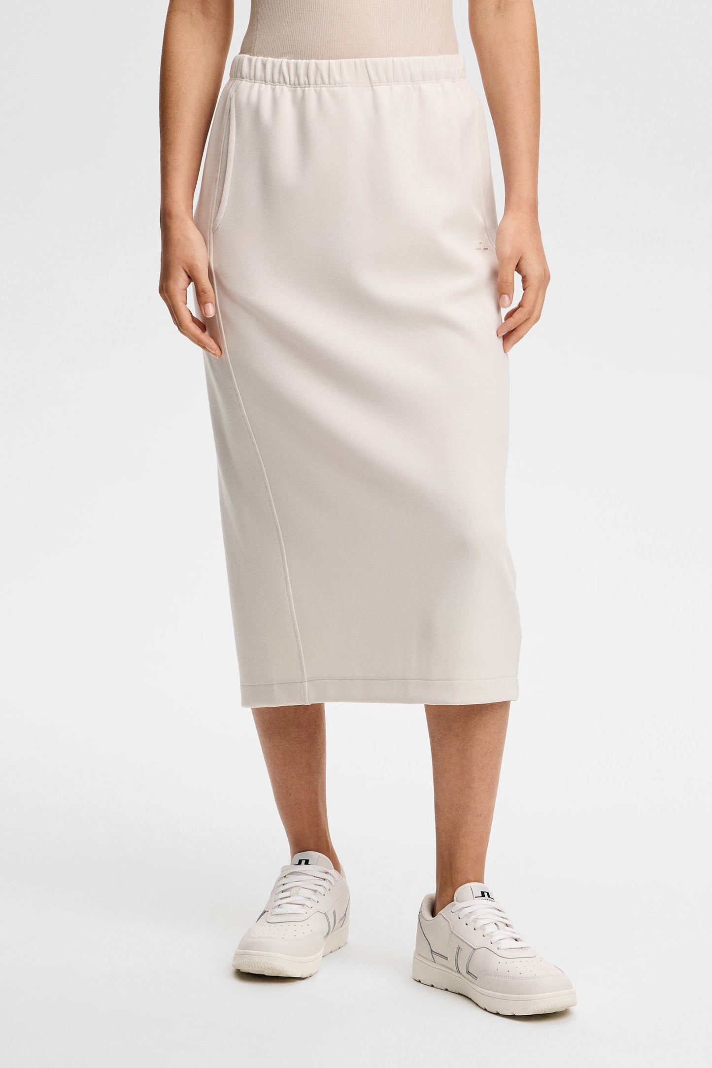 Paula Jerseysweat Skirt / Moonbeam