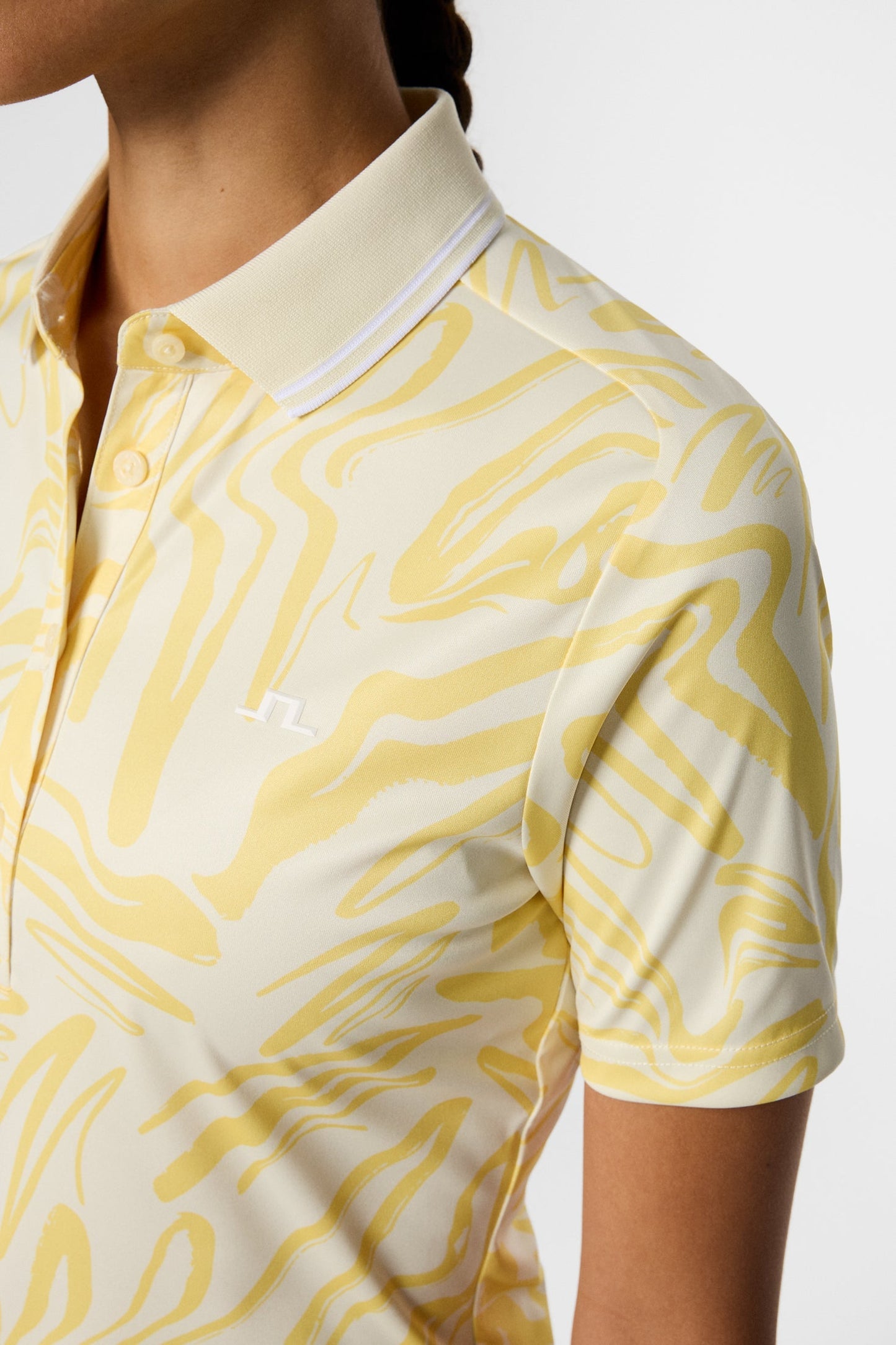 Georgia Print Polo / Scribble Sunshine