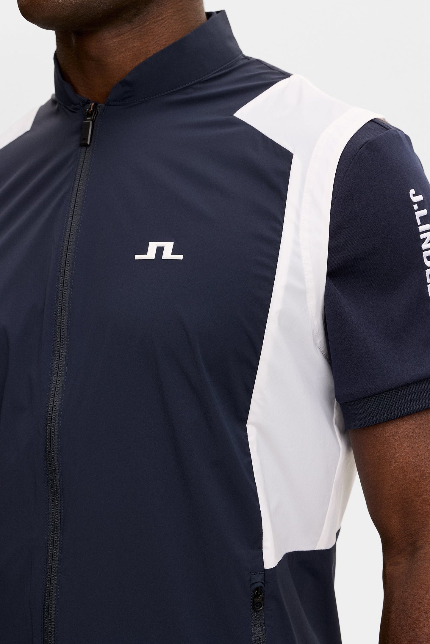 Jacs Zip Packable Vest / Navy