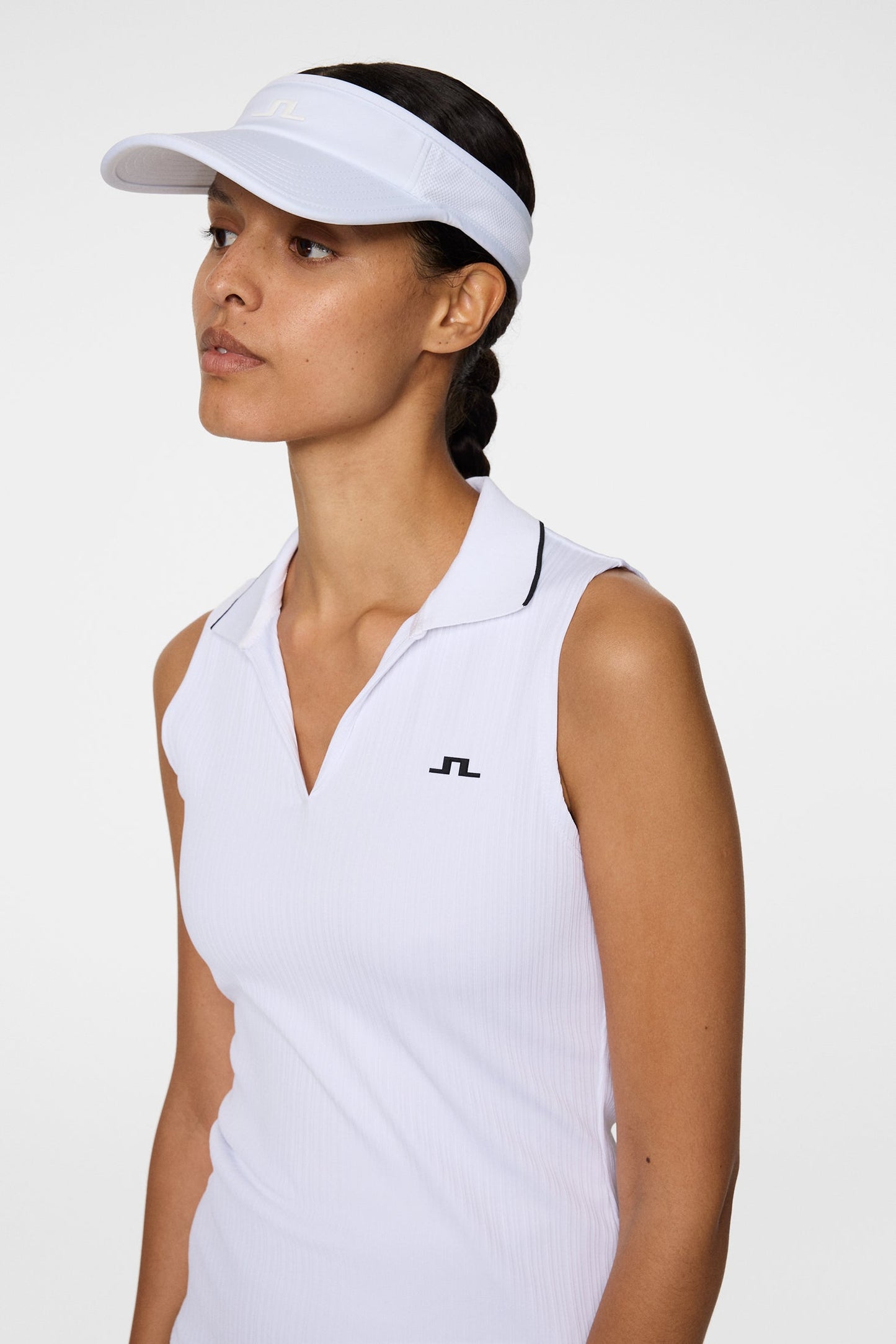 Delilah Sleeveless Top / White