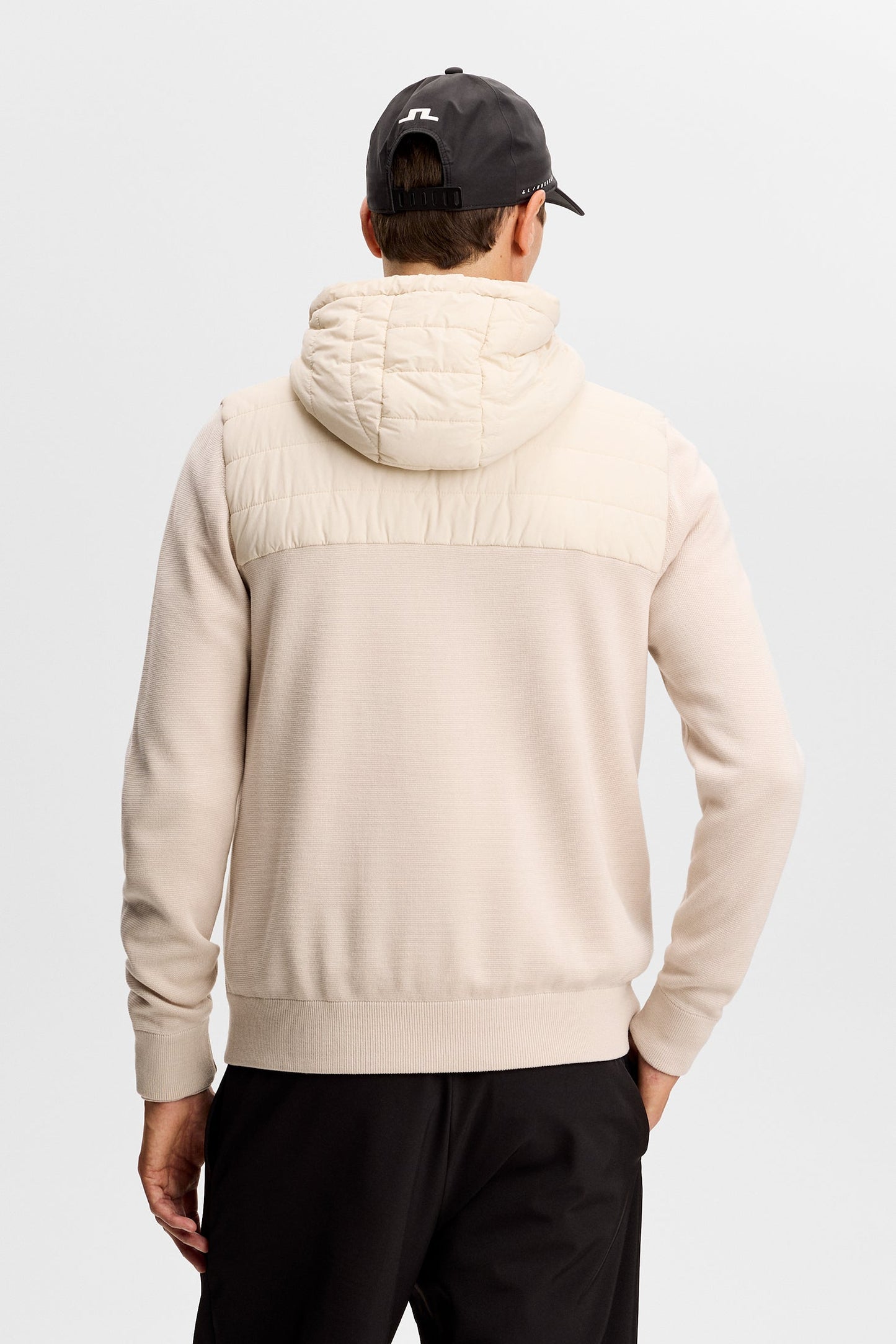 Ebbe Hybrid Knit Hoodie / Moonbeam