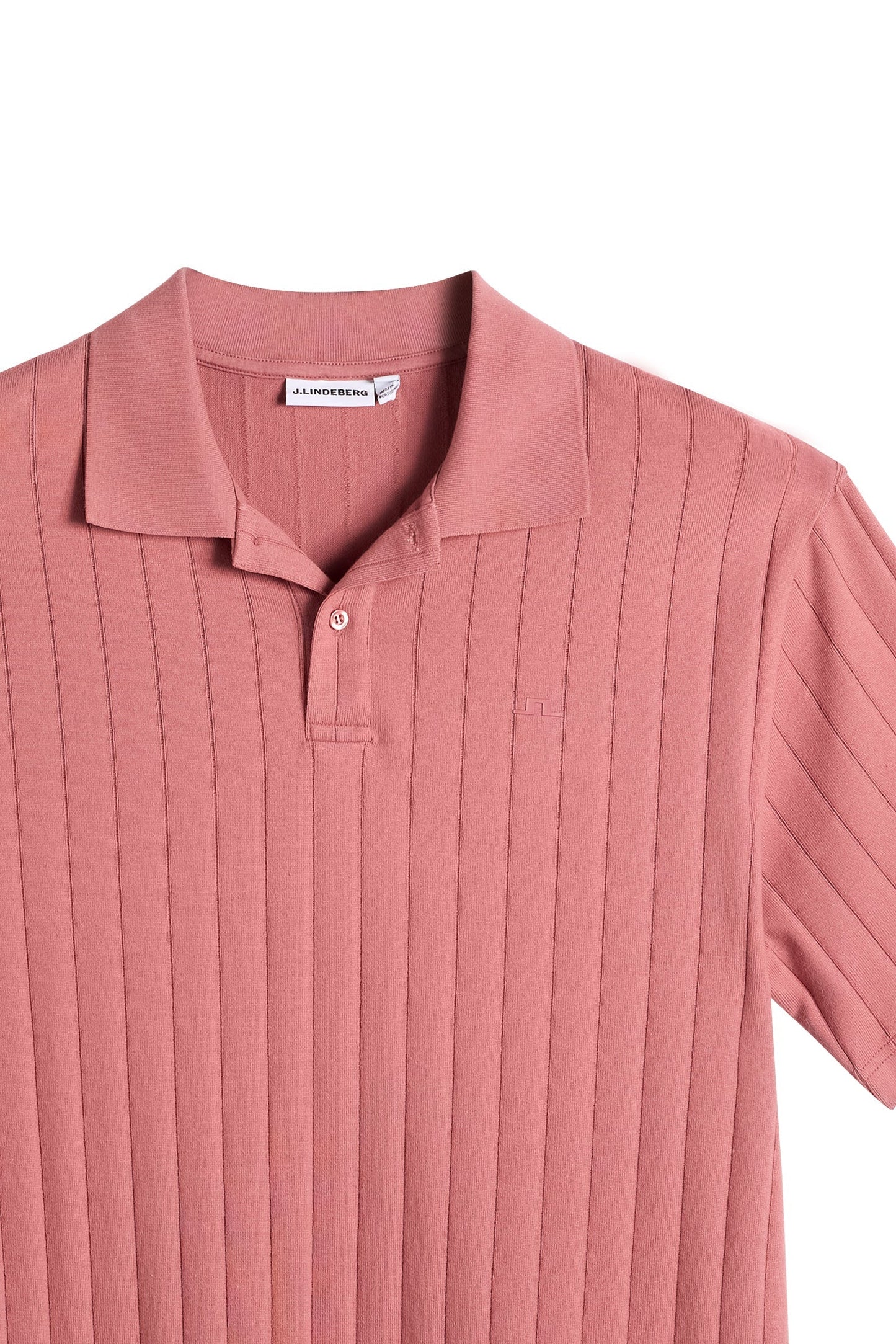 Simon Stripe Polo / Withered Rose