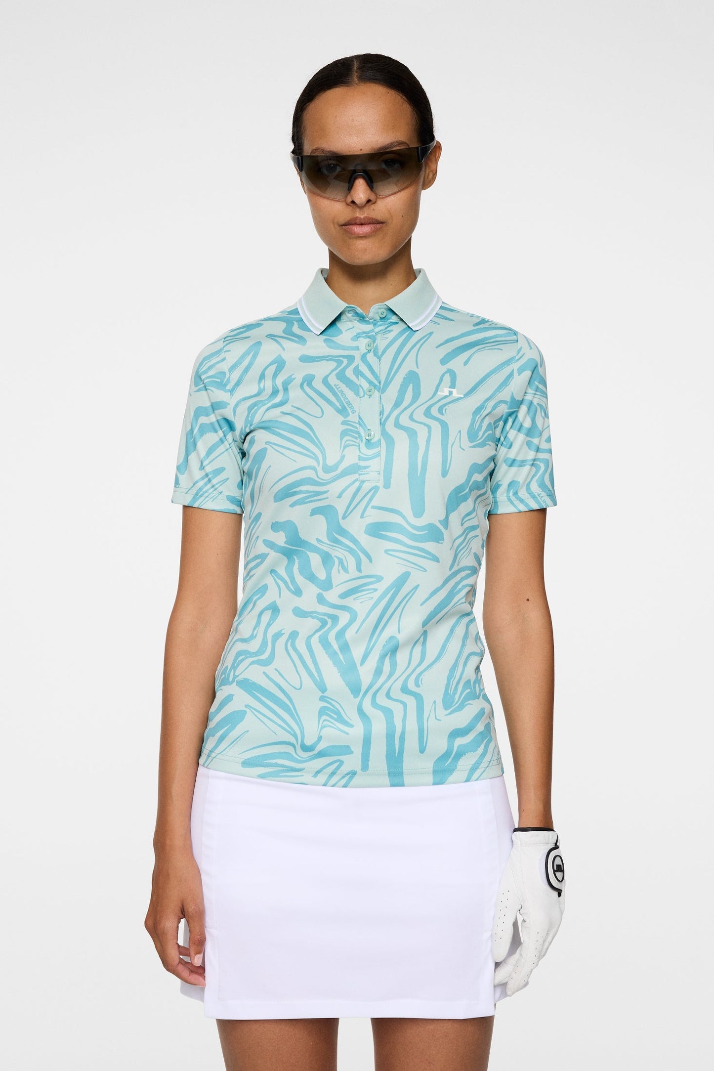 Georgia Print Polo / Scribble Stillwater