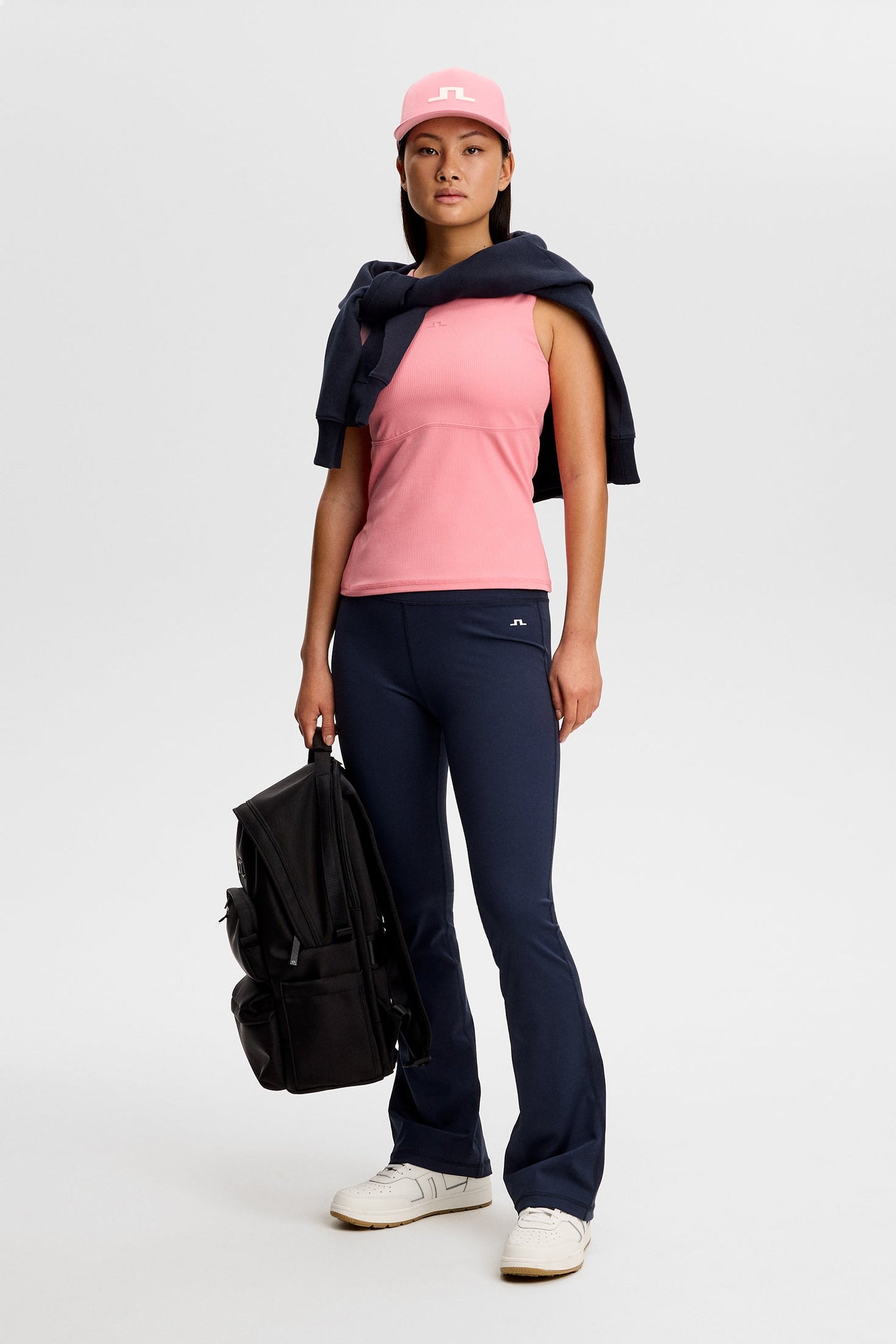 Hannah Sleeveless Top / Flamingo Plume