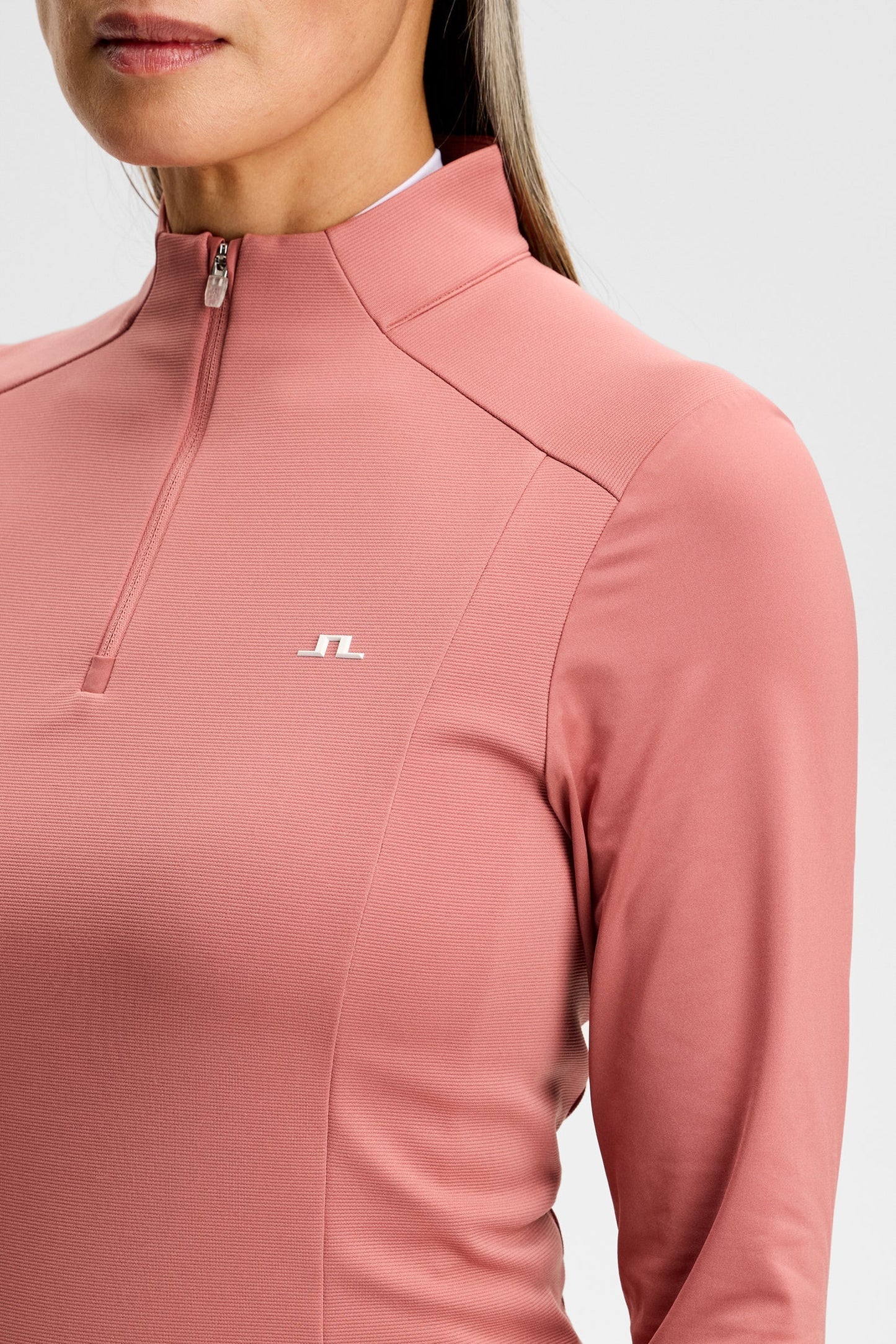 Cindy Quarter Zip Mid Layer / Withered Rose