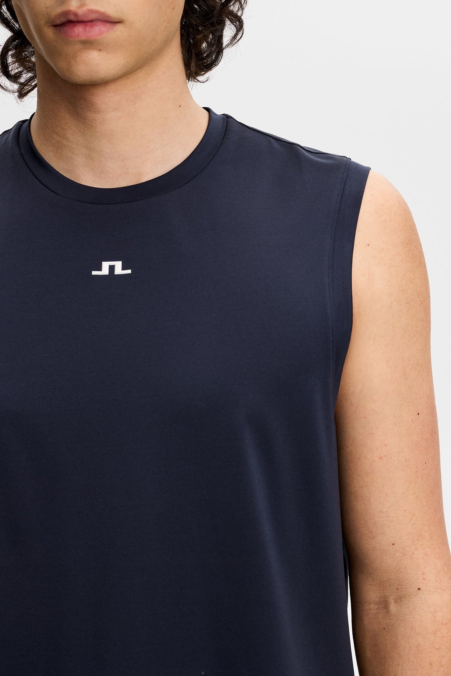 Xander Sleeveless Tee / Navy
