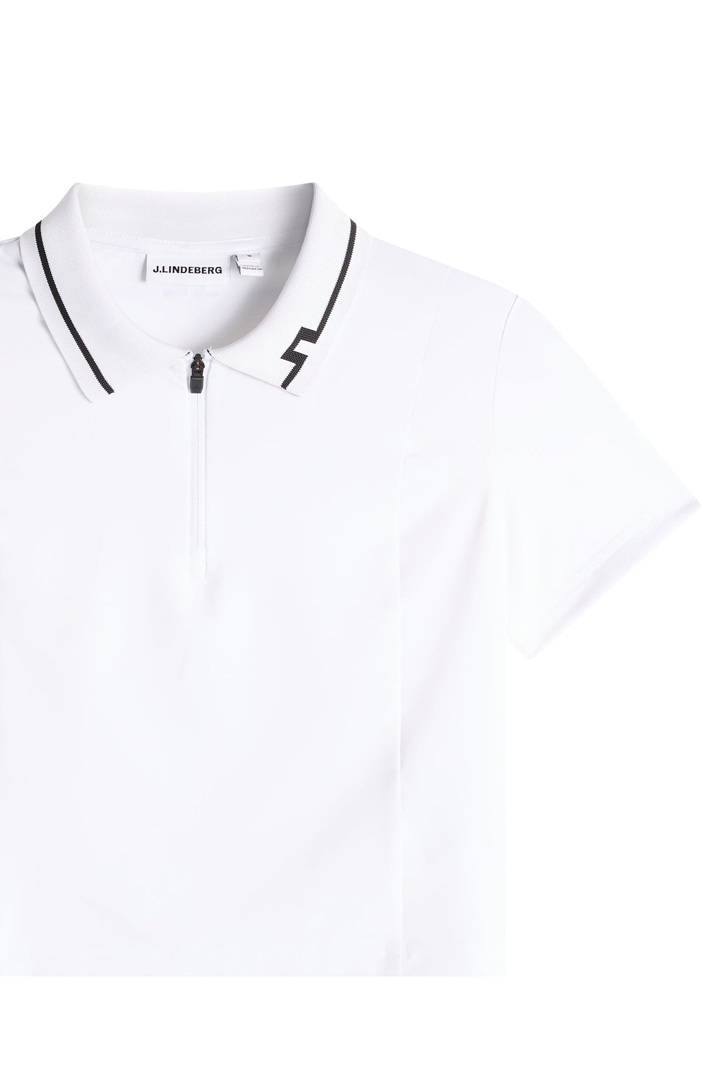 Naomi Cropped Polo / White
