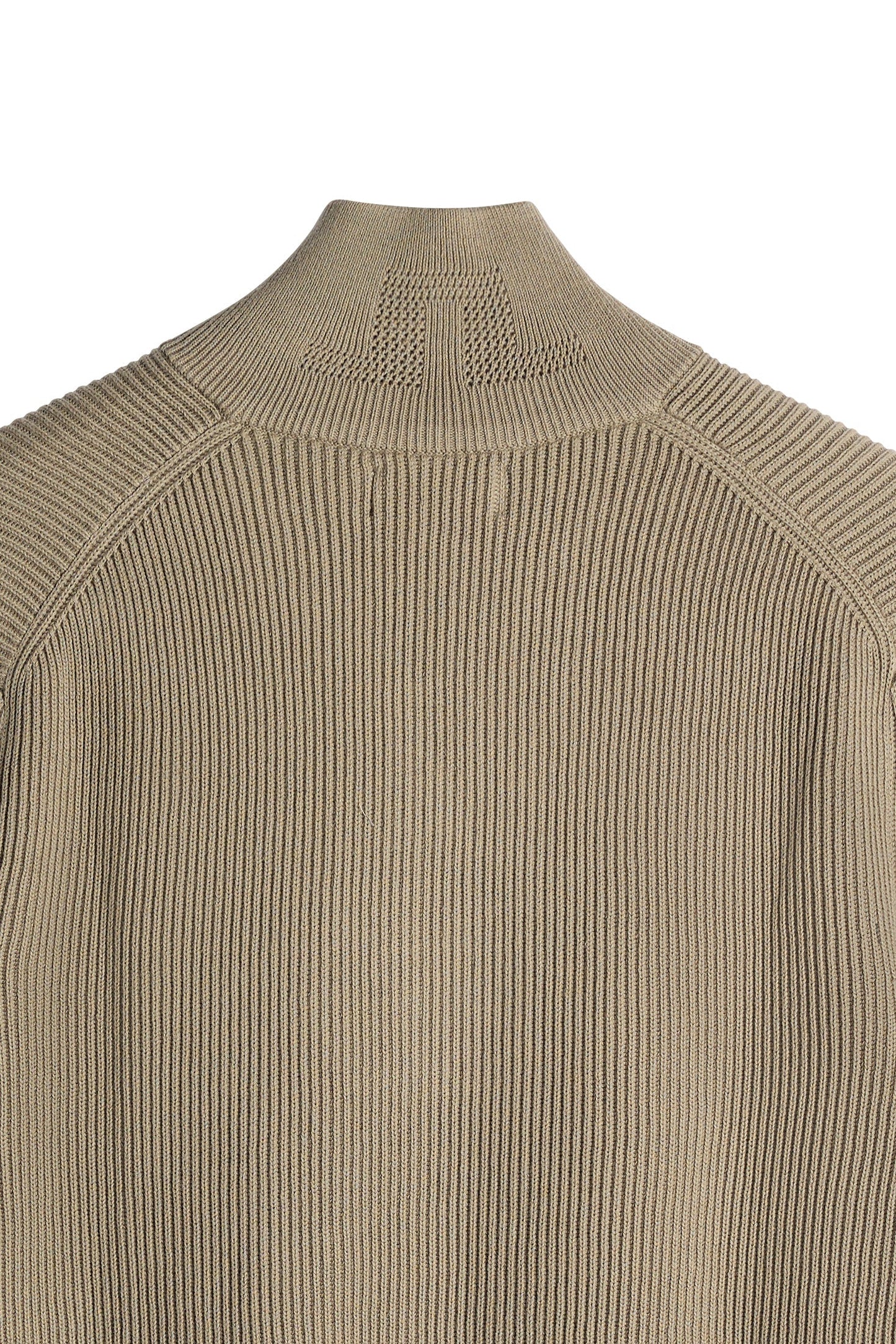 Alex Half Zip Knitted Sweater / Brindle