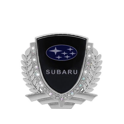 Heißer Verkauf 🎉50 % RABATT🎉3D Weizenohr Diamant Metall Kreativer Autoaufkleber